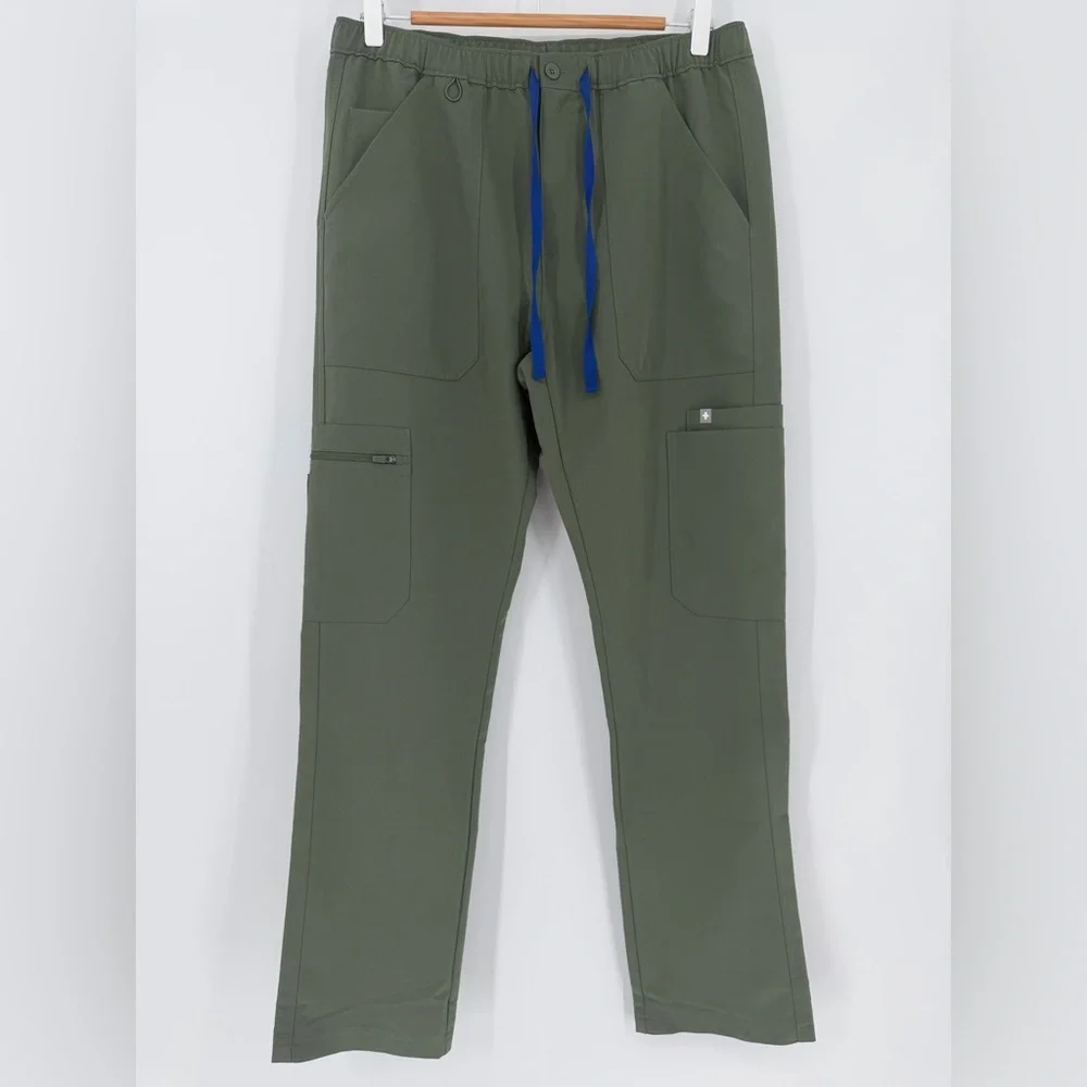 FIGS Mens Cairo Scrub‎ Pants Olive Green | Size M | Technical Collection